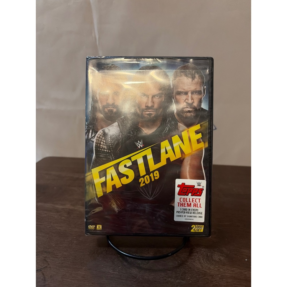 WWE Fastlane 2019 DVD New Sealed 2-Disc Set Topps Card